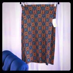 Lularoe Cassie Print Skirt